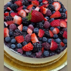 Cheescake de frutos rojos
