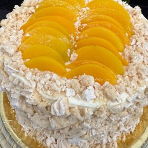 Clasica de Durazno, crema y merengue