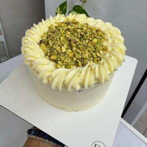 Chocolate y pistachos .