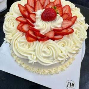 Vainilla con ddl, Crema y frutas